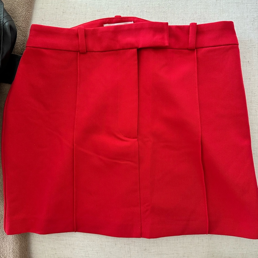 Red Mini Skirt